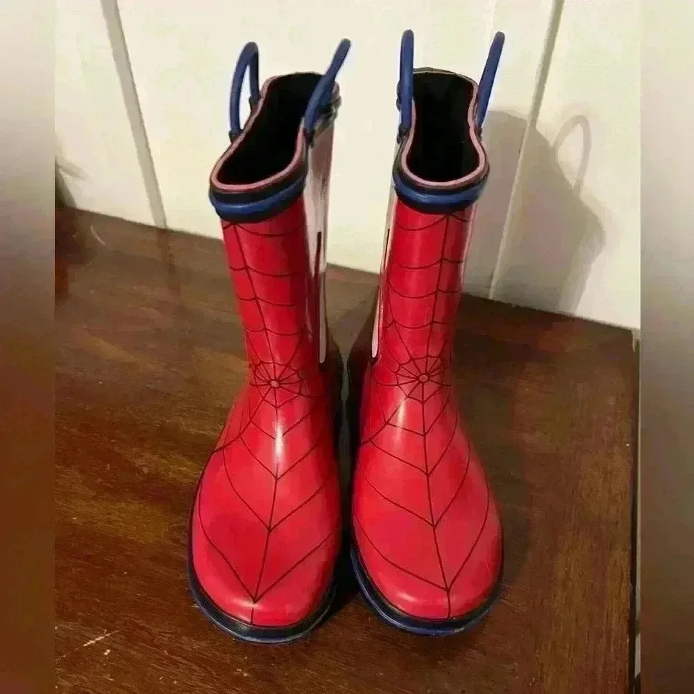 Marvel Spiderman rain boots size 2-3